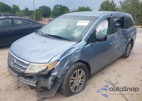 2012 Honda Odyssey Ex из США, поврежденный, VIN 5FNRL5H46CB093437